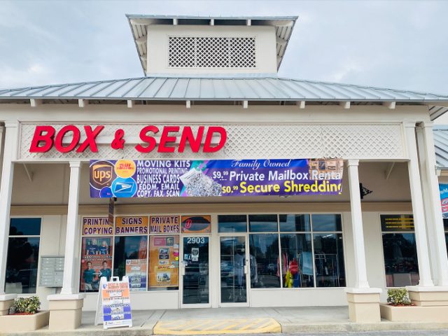 Box and Send location photo
