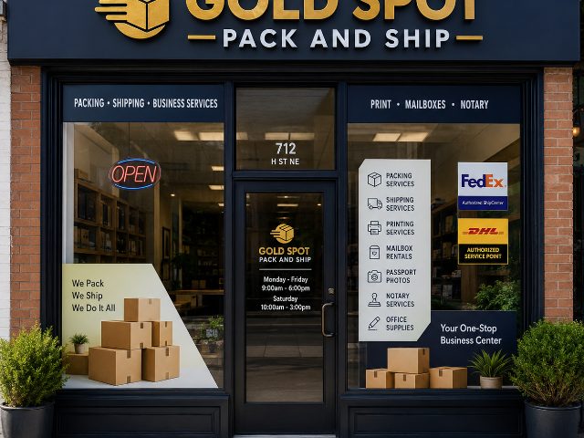 Gold Spot Pack and Ship location photo